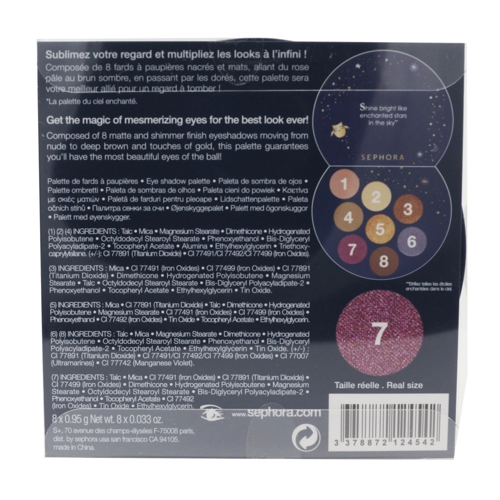 Sephora Enchanted Sky Eyeshadow Palette - 8 Shades NIB - Picture 3 of 4